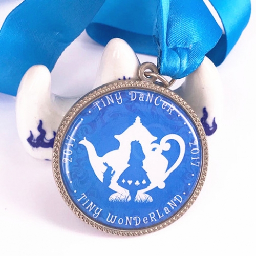 Custom 50mm Picture Printed Dance Medal and Ribbon