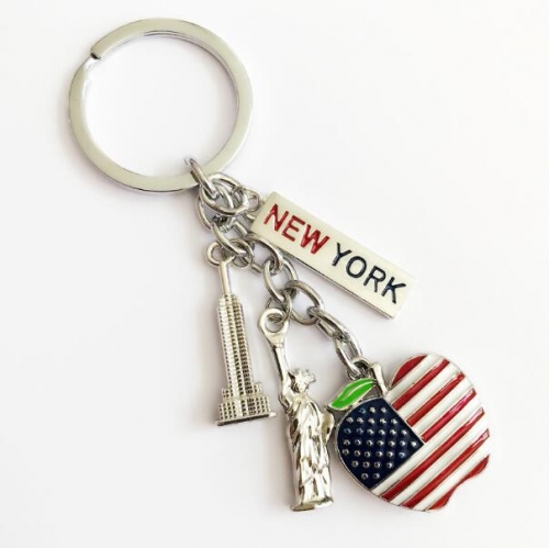 Porte-clés souvenir personnalisé I Love New York