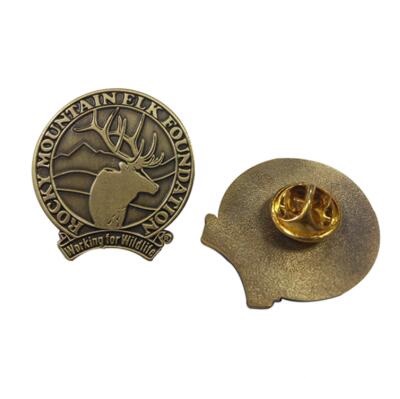 Antique Bronze Die Struck Pins