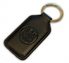 Cheap Black Leather Keychain in Bulk