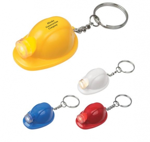Porte-clés LED en forme de mini casque