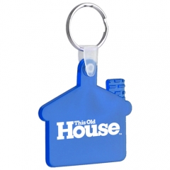 Cheap Plastic House Shape Key Rings